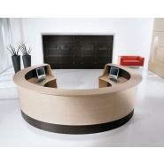 Banque  d'accueil moderne et fonctionnelle  pour un espace professionnel accueillant_2