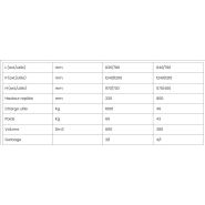 Caisse-palette gerbable Europool en cornières d'acier - charge utile 1000 kg - normes européennes_2