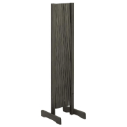 Vidaxl clôture en treillis de jardin gris 180x100 cm bois de sapin 314829_2