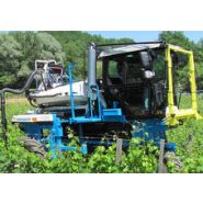 Tracteur enjambeur Bobard conçu pour différentes largeurs de plantation