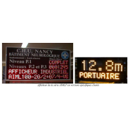 Afficheur industriels multi-caractères alphanumériques, multi-lignes idéale pour l'ateliers, le ligne de fabrication,... - Séries AIMLP -AIMLPBC AIMLP3C -AIMLP7C_2