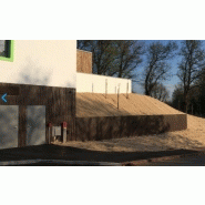 Mur de soutènement industriel conçu pour des projets de bâtiment