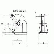 Pince de levage de tôles AG16 - CMU 550 à 5 200 kg - Prise 3 à 150 mm - Fabrication française_2