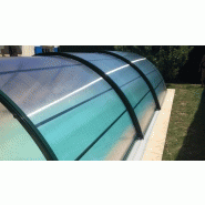 Abri piscine madeira mix / télescopique / en polyarbonate_2