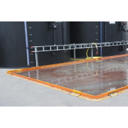 Barrière de rétention d'eaux d'incendie Eco barrier - cgk - barrière fixe - Elément d'angle EB-E_2