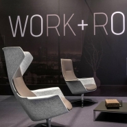 Siège d'accueil premium Klöber Woom pour cabinet ou hôtellerie