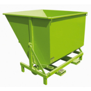 Benne auto-basculante - De 480 à 2000 litres - PEHD ou acier_2