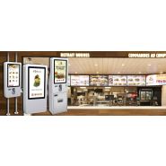 Borne avec monnayeur CASHDRO intégré  : T-QUIOSK 230 - Paiement CB   Espèces_2