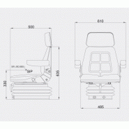 Siège tracteur agricole  spa 81_2
