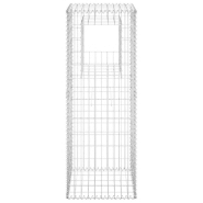 Vidaxl poteaux à panier de gabion 2 pcs 50x50x140 cm fer 151271_2