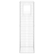 Vidaxl poteaux à panier de gabion 2 pcs 50x50x180 cm fer 151273_2