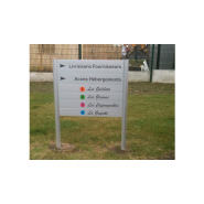 Panneau directionnel - Signalétique de haute qualité personnalisée pour villes, lieux publics et événements_2