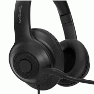 Targus AEH102GL casque Avec fil Arceau Appels/Musique USB Type-A Noir_2