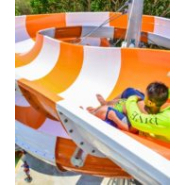 Toboggan ouvert à bouée - large choix de couleurs pour les glissières_2