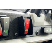 Dumper DW90 avec godet d'une capacité maximale de 4 500 litres