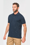 Polo écoresponsable homme - WK207 - coton biologique et polyester recyclé - tailles 3XL à 6XL_2