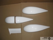 Ulmkitcdrft - Kit carénages de roue polyester fibre tissée avec renfort carbone et finition gel coat blanc_2