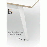 Bureau bench 2 personnes Pigreco - Martex. - 160, Blanc_0