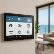 Tablette murale 10 pouces Android PoE pour GTB / domotique - YziPanel EVI-1011_2