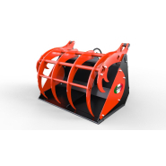 Godet pélican pour chargeuse articulée et valet de ferme - Croco 4 ou 5 dents - Accroche standard (W/EURO)_2