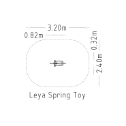 Jeu sur ressort Leya 1 place - réf 8046142 - Hags - Vert - Fondation à enterrer_2