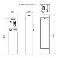 Pco 1002 a - borne de paiement parking - urbaflux - alimentation électrique 230v_2