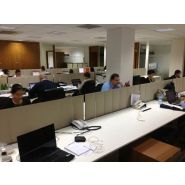 Écran acoustique Ecodesk - ergonomique, écologique et efficace - atténuation sonore jusqu'à 95%_2