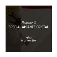 Film spécial amiante en Polyane CRISTAL 3m x 80m - Réf 2_2