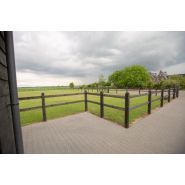 Square black - clôture en bois pour chevaux - de sutter naturally - hauteur 1m20_2