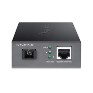 TP-Link TL-FC311A-20 convertisseur de support réseau 1000 Mbit/s Monomode Noir_2