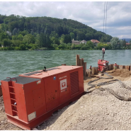 Vibrofonceur en pendulaire - Egli - pour palplanches longues et lourdes et profilés en H_2