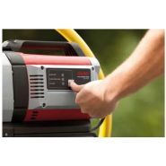 Equipement de pointe avec manomètre, pressostat et préfiltre XXL intégré