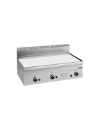 Plancha gaz à poser MBM - Plaque lisse en acier inoxydable - 1000x510 mm_2