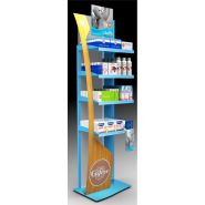 Présentoirs de sol - meuble présentoir Seiller - métal, bois ou plastique - agencement et stockage en magasin_2