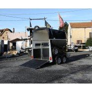 Van 2 places pour chevaux - Humbaur Zephir Aero - Sécurité optimale et confort innovant_2