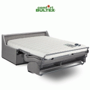 Canapé convertible COMPACTO express - Matelas 120cm comfort BULTEX® Néo gris silex - Gain de place et ouverture facile_2