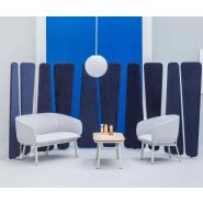 Claustra acoustique VIVA - design atypique, panneaux orientables et finitions personnalisées_2