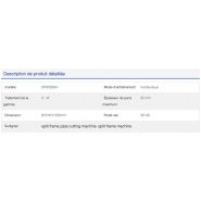 Sfm0206h - coupe industrielle Bohyar - épaisseur de paroi maximum 30 mm - machine pour tuyaux en acier et alliages_2