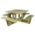 Table pique nique Essen en Pin du Nord traité autoclave classe IV_2