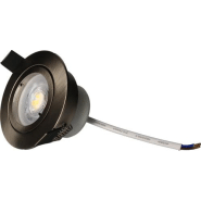 Kit de 3 spots en acier encastrables Jade orientable - Module Triac 5W, 2700K, 400lm, Ø83_2