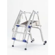 Profort garde-corps repliable - Plateforme de travail en aluminium Tubesca - Hauteur d'accès de 2,70m à 3,16m_2