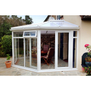 Véranda sur mesure OXFORD V4 - Version Vitrage sans Imposte_2