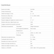 Nacelle suspendue ZLP1000 - capacité de charge 1000 kg - acier/aluminium - hauteur de levage 300m_2