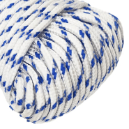 Vidaxl corde de bateau blanc 3 mm 100 m polypropylène 152271_2