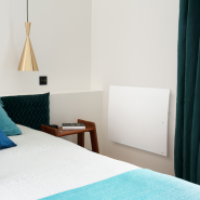 CAMPALYS Radiateur connecté bas 1000W Blanc satiné - Intuis - M151313_2