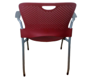 Chaise empilable Carper Herman Miller d'occasion - ergonomique avec accoudoirs et design moderne_2