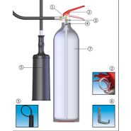 Extincteur à dioxyde de carbone CS5-AM - Anaf - capacité 5 kg - certifié PED, MED et NF EN3_2