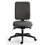 Tasko - chaise de bureau ergonomique - Sitis - roulettes design blanches - assise et dossier tissu ajustables_2