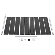 Vidaxl panneau de clôture wpc 95x186 cm noir 148979_2
