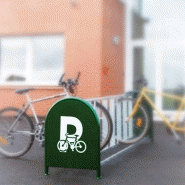 Support cycles 16 places - acier galvanisé avec panneaux signalétiques - Réf : 8204760_2